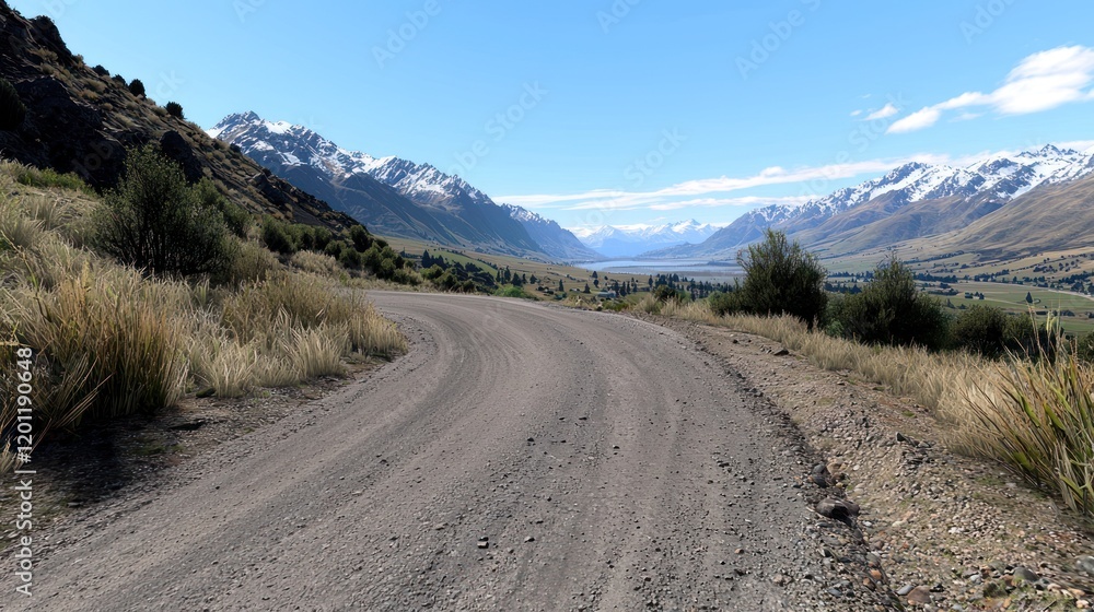 Fototapeta premium Mountain Valley Road