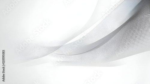 Abstract Grey Wave Pattern Design Background