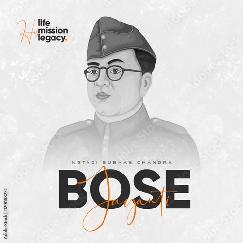 Netaji Subhas Chandra Bose Jayanti Celebration Social Media Post