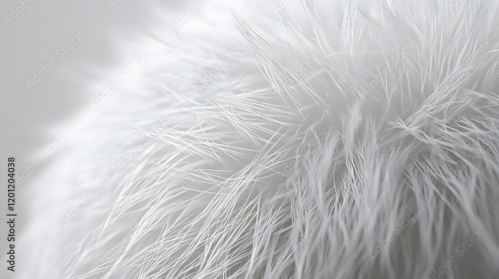 Obraz premium Closeup Of 3d Fluffy Textured Ball
