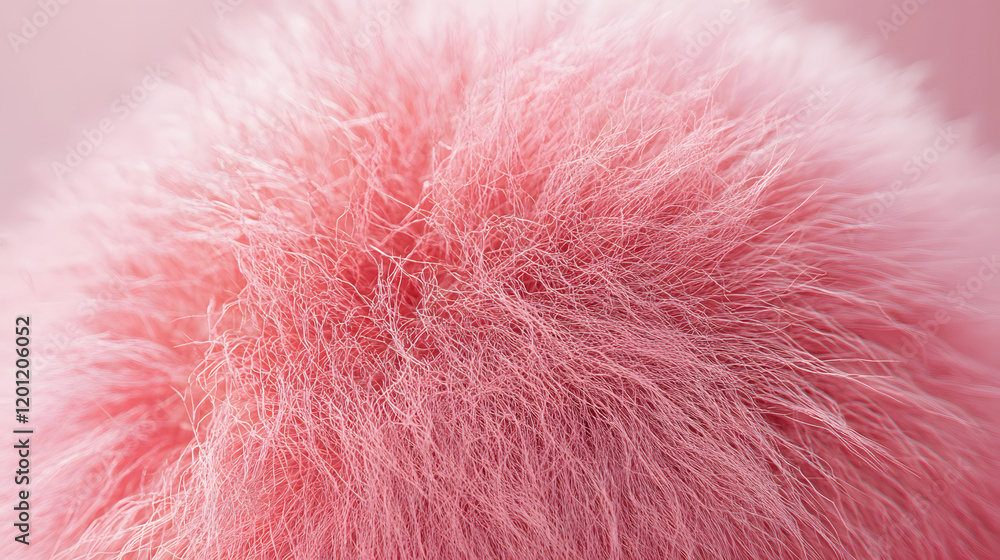 Fototapeta premium Closeup Of 3d Fluffy Textured Ball