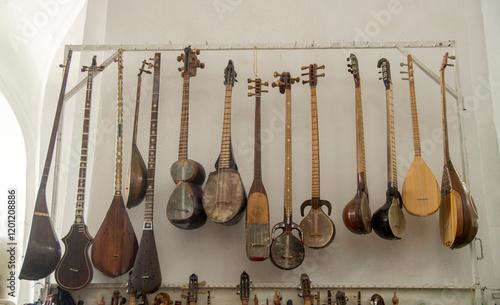Uzbek traditional stringed musical instruments in Uzbekistan