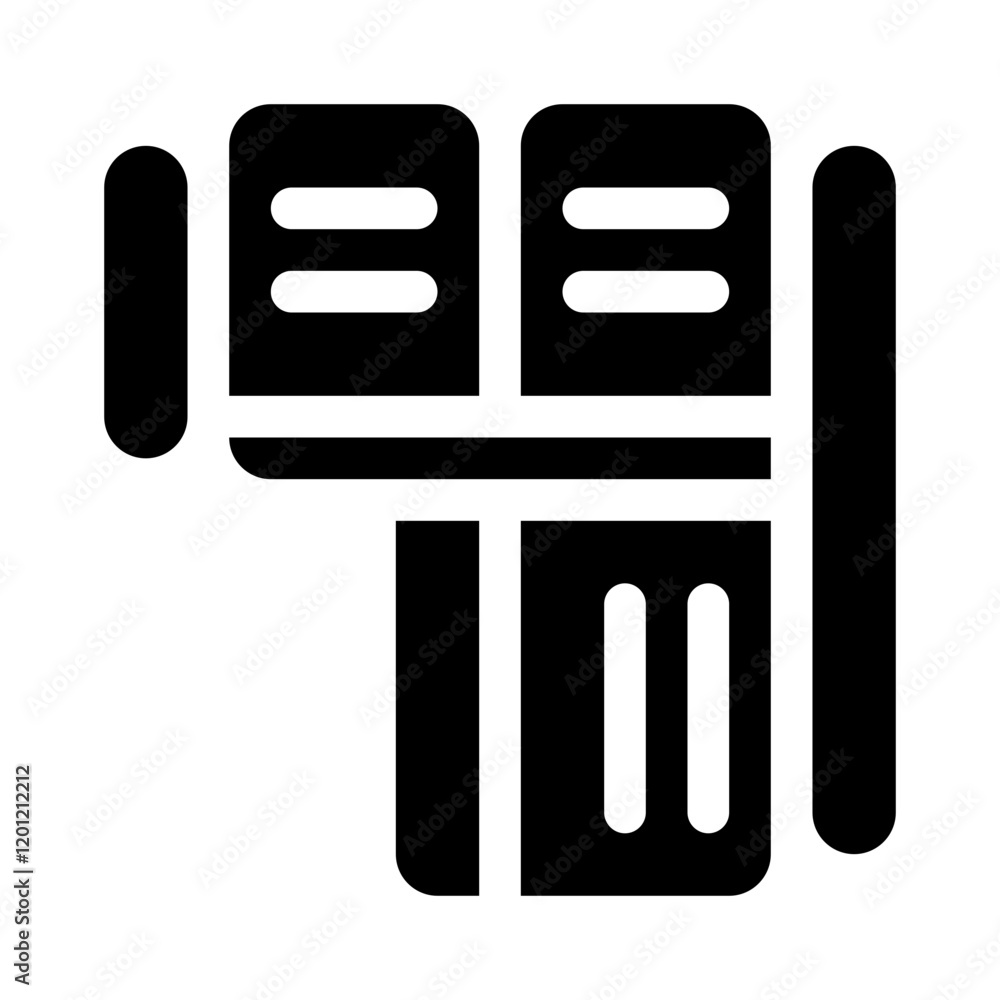 L glyph icon L glyph icon