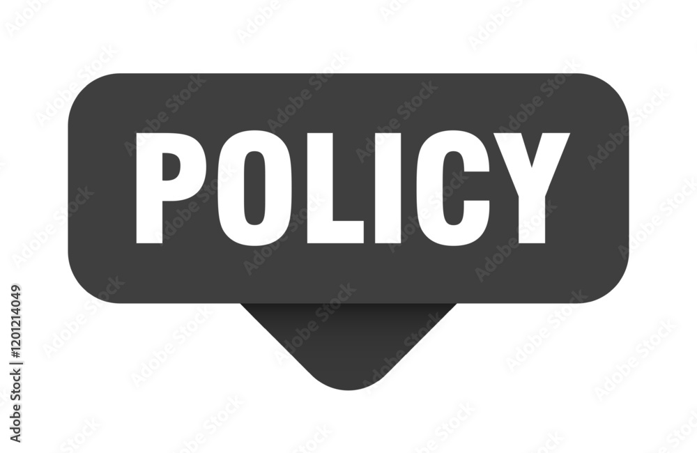 policy sticker. policy sign on transparent background policy sticker. policy sign on transparent background