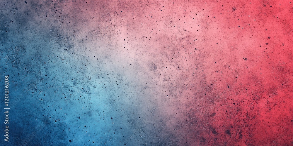 Textured gradient background showcasing a smooth transition from vibrant red on the top to deep blue on the bottom with a rough spotted pattern. Textured gradient background showcasing a smooth transition from vibrant red on the top to deep blue on the bottom with a rough spotted pattern.