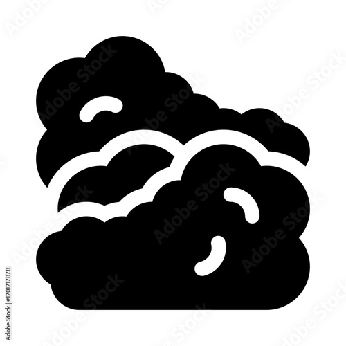 Ethereal Cloud glyph icon