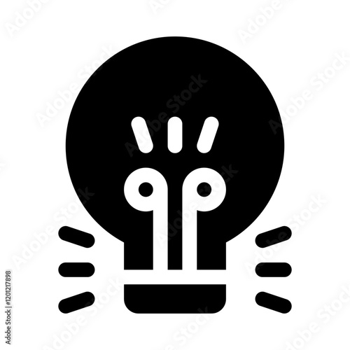 Light Bulb glyph icon