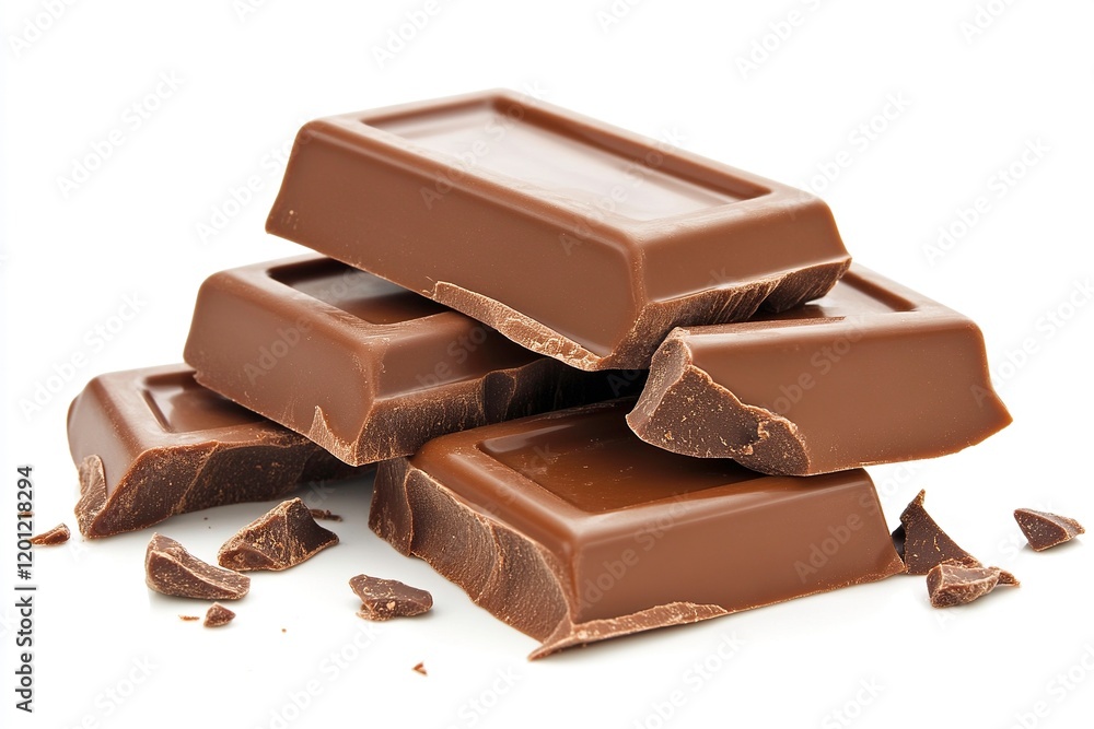 Chocolate dripping, chocolate spread, white background Chocolate dripping, chocolate spread, white background