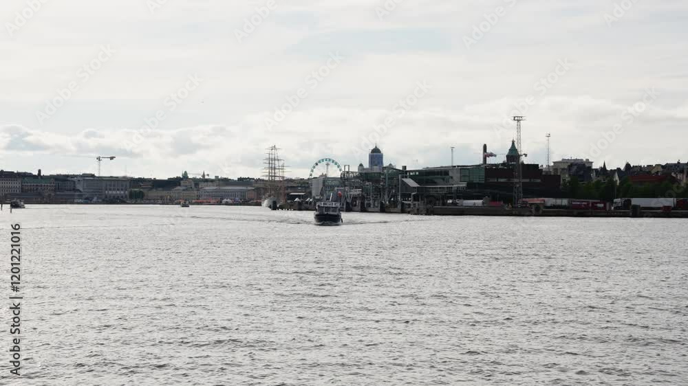Helsinki harbor is one of the busiest passenger ports in Europe and the main port for foreign trade in Finland Helsinki harbor is one of the busiest passenger ports in Europe and the main port for foreign trade in Finland