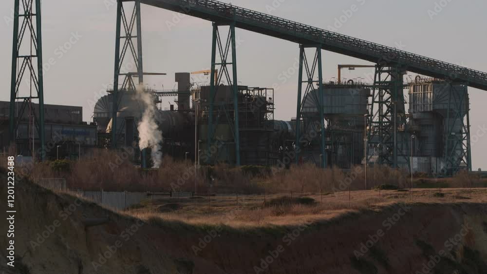 Thermoelectric Power Station in Cerano. Brindisi - Italy Thermoelectric Power Station in Cerano. Brindisi - Italy