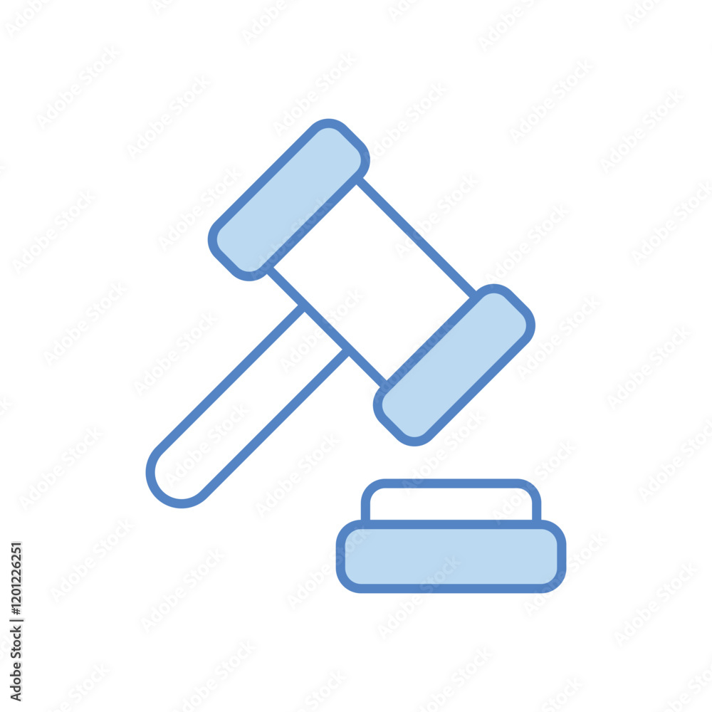 Law icon business vector concept stock graphic Law icon business vector concept stock graphic
