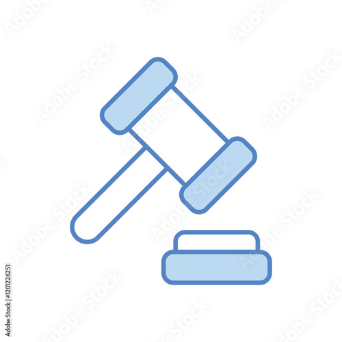 Law icon business vector concept stock graphic