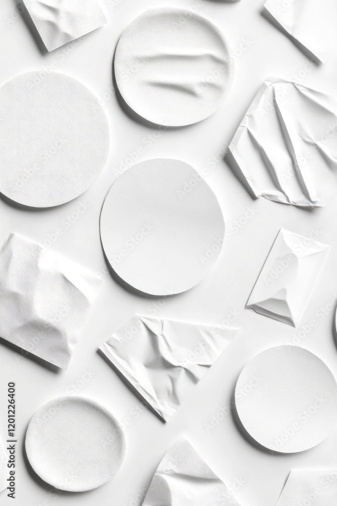 A collection of paper plates and cups arranged on a table, perfect for parties or events A collection of paper plates and cups arranged on a table, perfect for parties or events