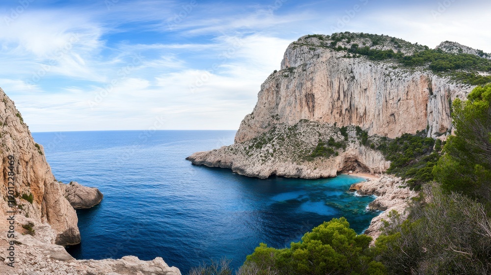 Coastal Cliffs and Hidden Cove: A Breathtaking Mediterranean Escape Coastal Cliffs and Hidden Cove: A Breathtaking Mediterranean Escape