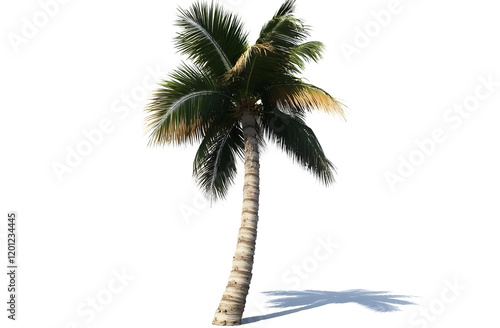 palm tree on transparent background photo