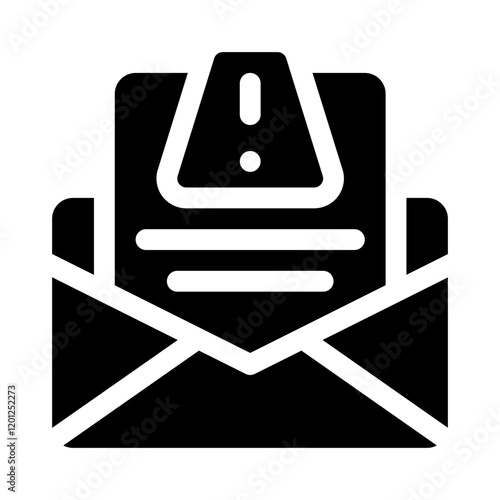 Spam Email glyph icon