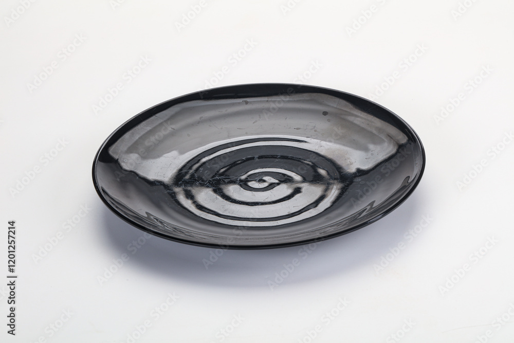 Empty clean color plate dishware Empty clean color plate dishware