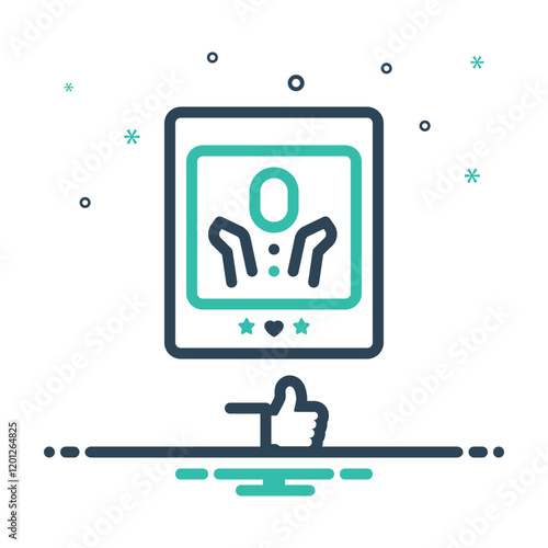 Mix icon for reaction