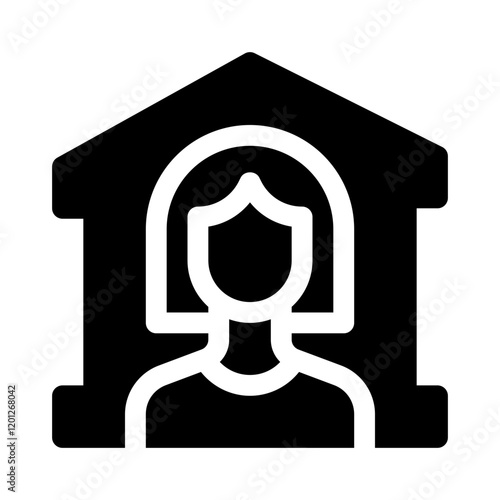 Homeless Shelter glyph icon