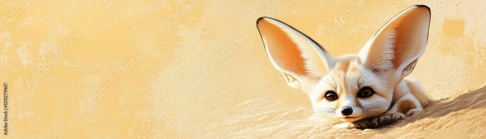 Obraz premium Fennec Fox Portrait