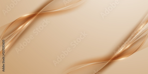 golden abstract background with luxury vector illustration