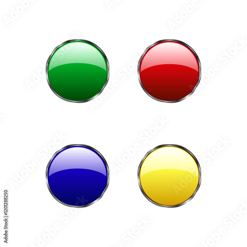 Free Download Web button vector icon on white background - GFXLoad