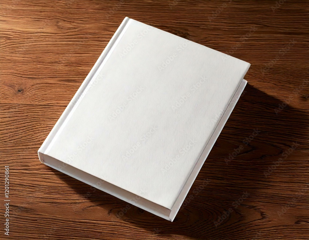 Clear White Cover Book Clear White Cover Book