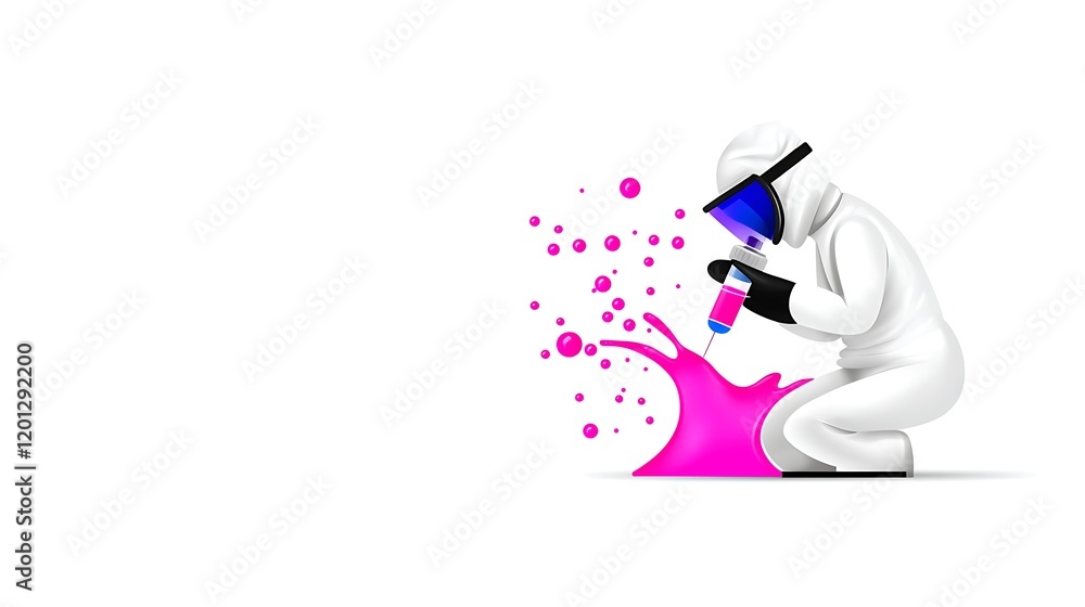 Dynamic Pink Paint Splash: An Artistic Expression Dynamic Pink Paint Splash: An Artistic Expression