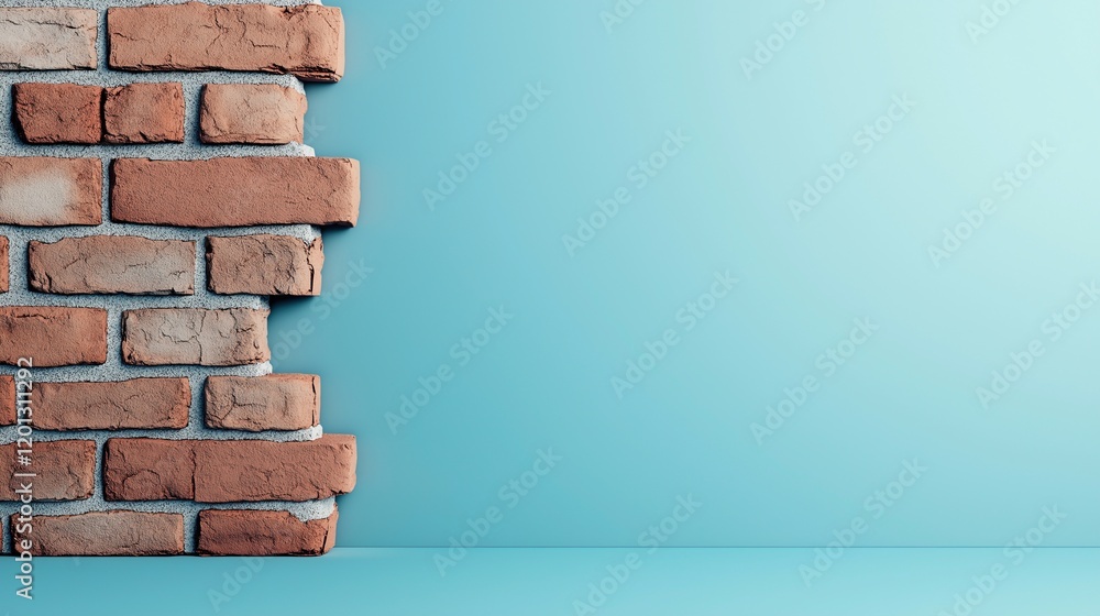 Obraz premium Blank area for text on blue background