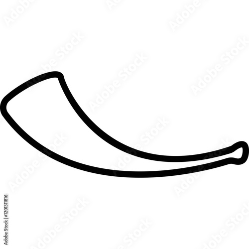 Simple vector icon smoking pipe