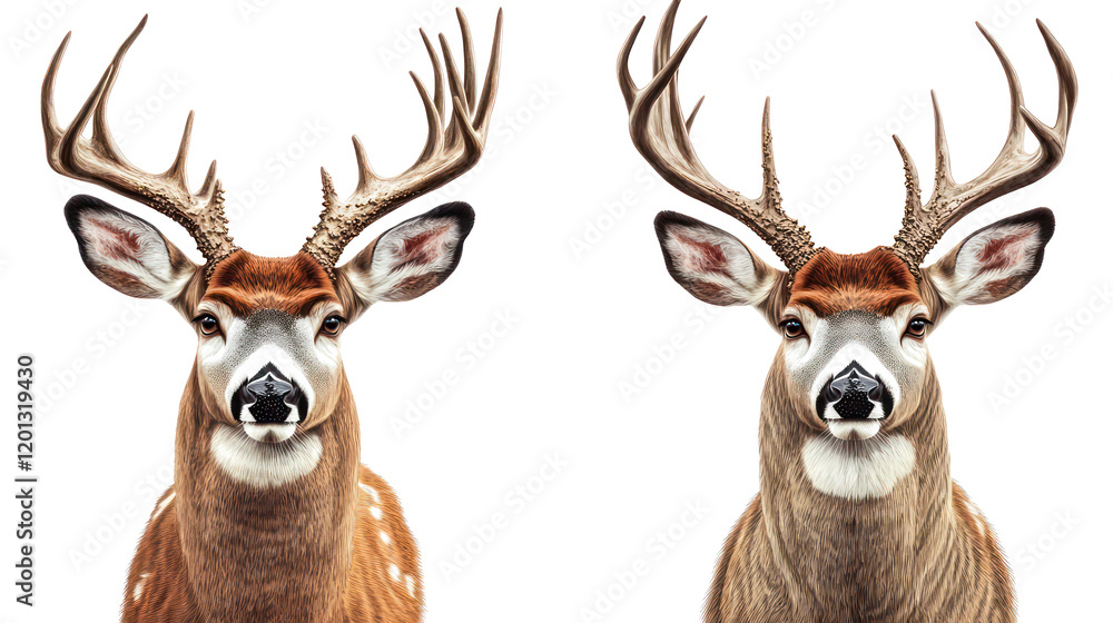 Portraits of Elusive Wildlife Generative AI Portraits of Elusive Wildlife Generative AI