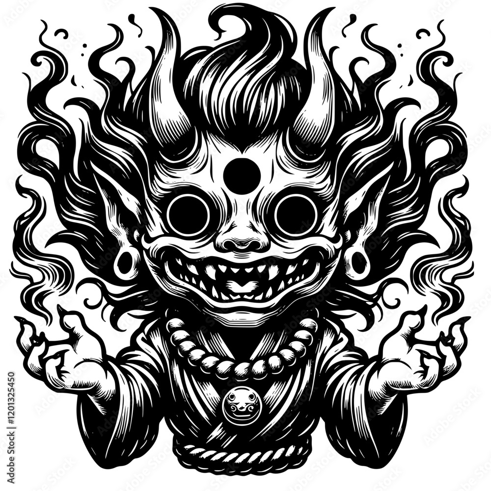 Fototapeta premium Japanese Yokai