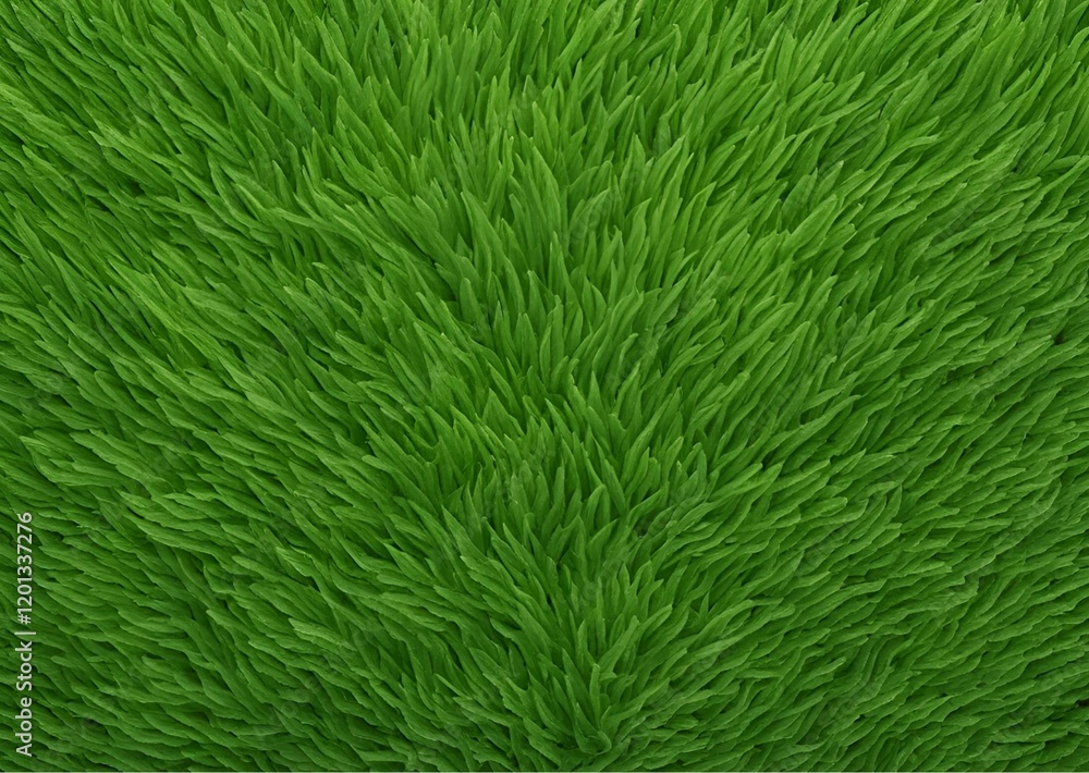 Lush Green Grass Texture Vibrant Spring Meadow Background Nature Close up