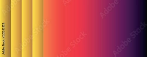 Gradient background with vibrant red and purple hues. The background transitions smoothly from red to purple with a soft texture. Minimal abstract gradient graphic vector background