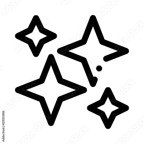 Sparks line icon