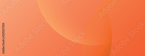 Abstract orange background with smooth gradient and subtle texture. The background features layered orange hues for a vibrant effect. Minimal abstract circles vector gradient background