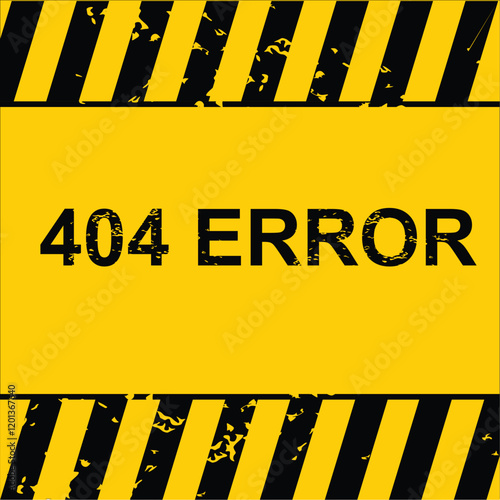 404 error warning sign