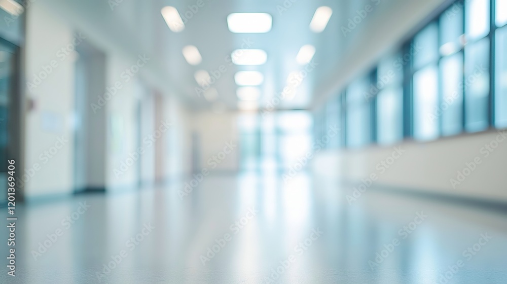 blur image background of corridor in hospital or clinic image blur image background of corridor in hospital or clinic image