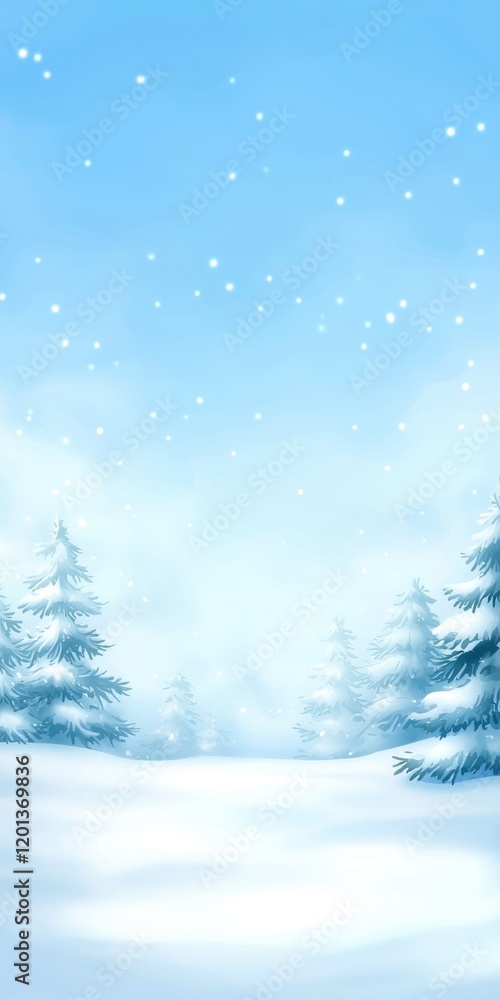 Winter wonderland scene snowy forest digital background frosty atmosphere serene view tranquility concept Winter wonderland scene snowy forest digital background frosty atmosphere serene view tranquility concept