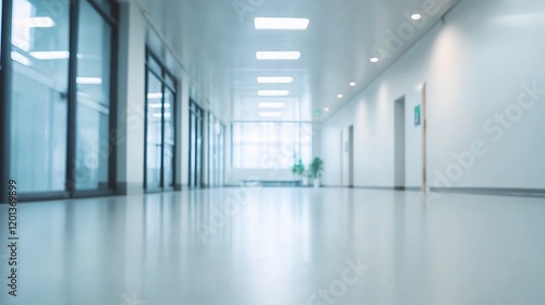 Wallpaper Mural blur image background of corridor in hospital or clinic image Torontodigital.ca