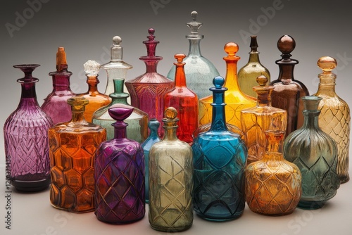Collection of handcrafted vases showcasing a variety of designs and colors on...