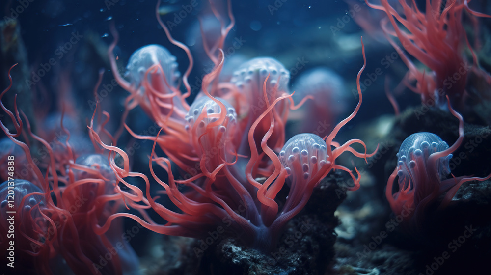 Intricate Underwater Coral Garden Intricate Underwater Coral Garden