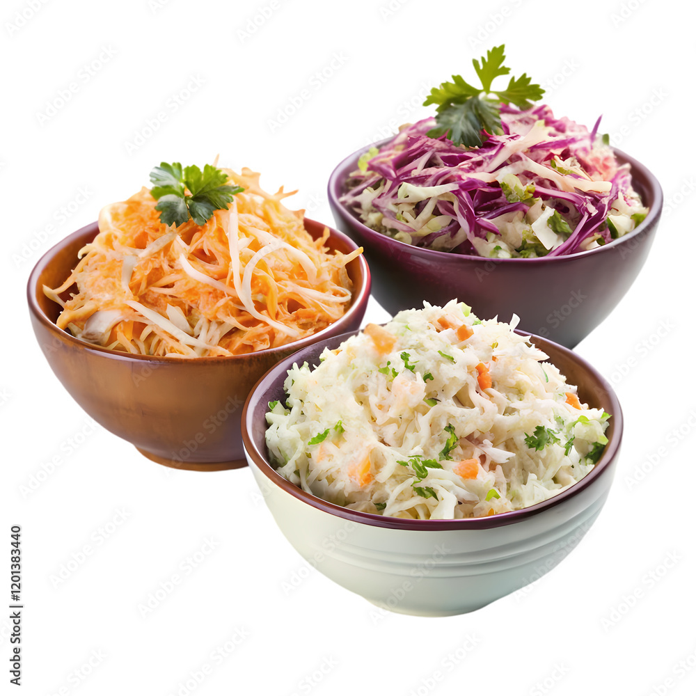 Creamy Coleslaw Salad Bowls: Fresh, Crisp, and Delicious! food menu diet lunch vegan color tasty Creamy Coleslaw Salad Bowls: Fresh, Crisp, and Delicious! food menu diet lunch vegan color tasty