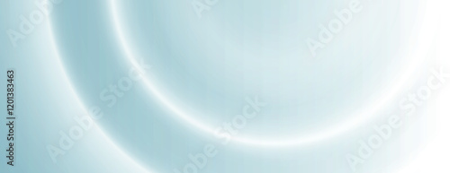 Soft blue background with smooth, gradient texture. The background features circular patterns in a calming blue hue. Gradient neon background vector. Blue background.