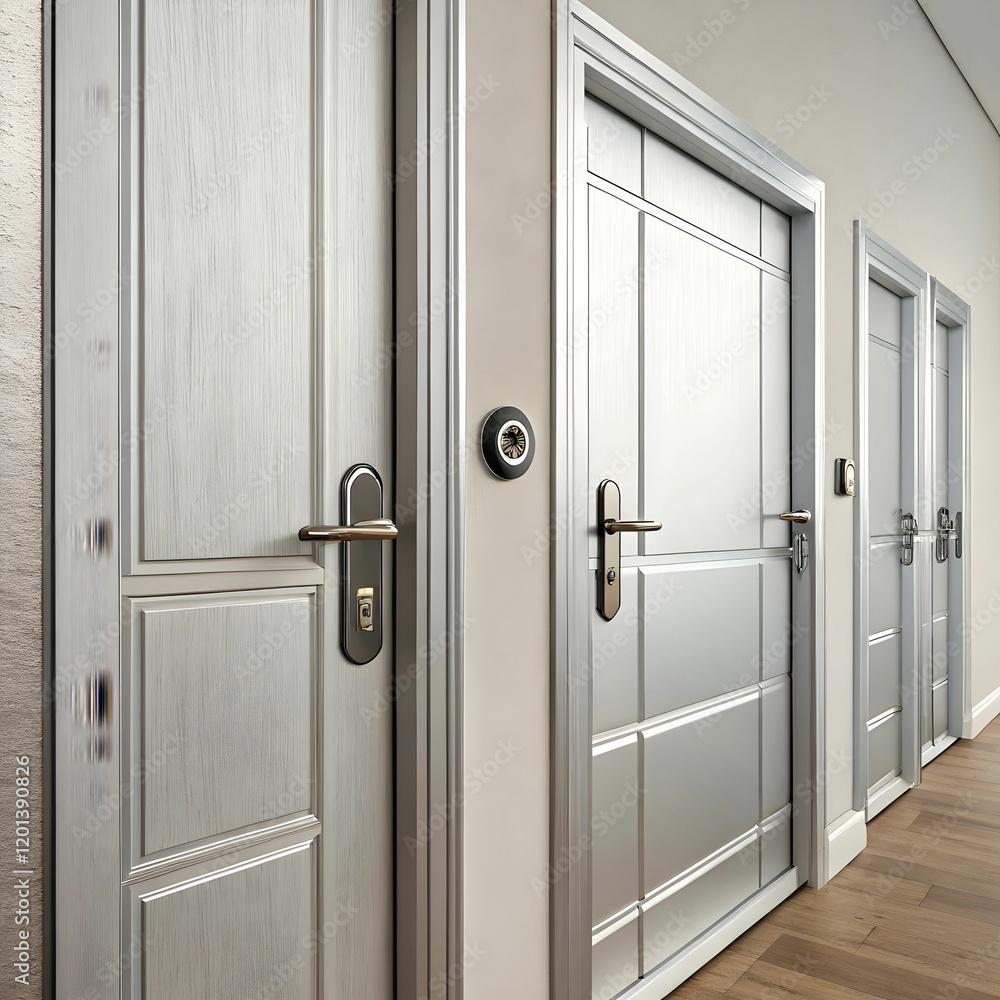 A door lock is a mechanical or electronic device used to secure doors, A door lock is a mechanical or electronic device used to secure doors,