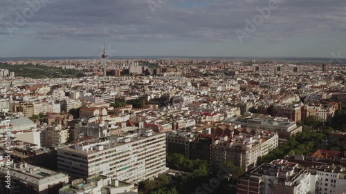 plano aéreo de Madrid Ciudad