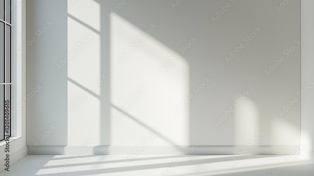 Obraz premium Minimalist interior with ample copy space