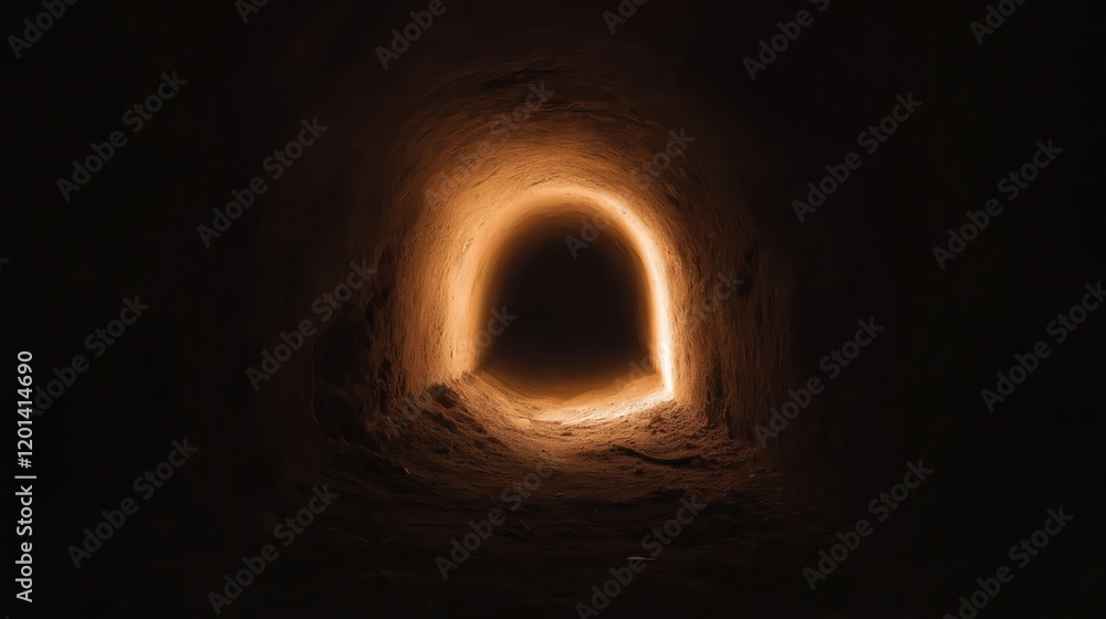 An empty tomb glowing with divine light, symbolizing resurrection and hope An empty tomb glowing with divine light, symbolizing resurrection and hope