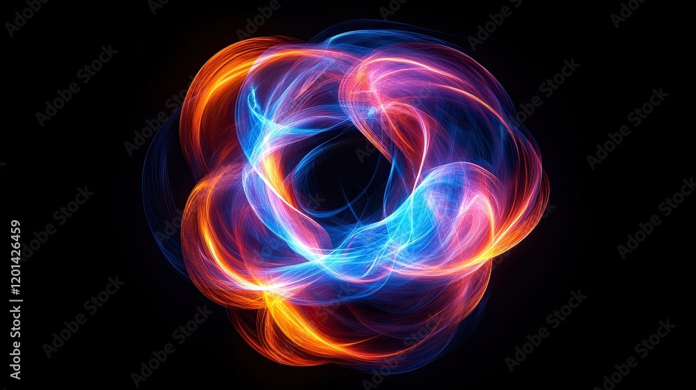 Fiery glowing spinning neutron star Fiery glowing spinning neutron star