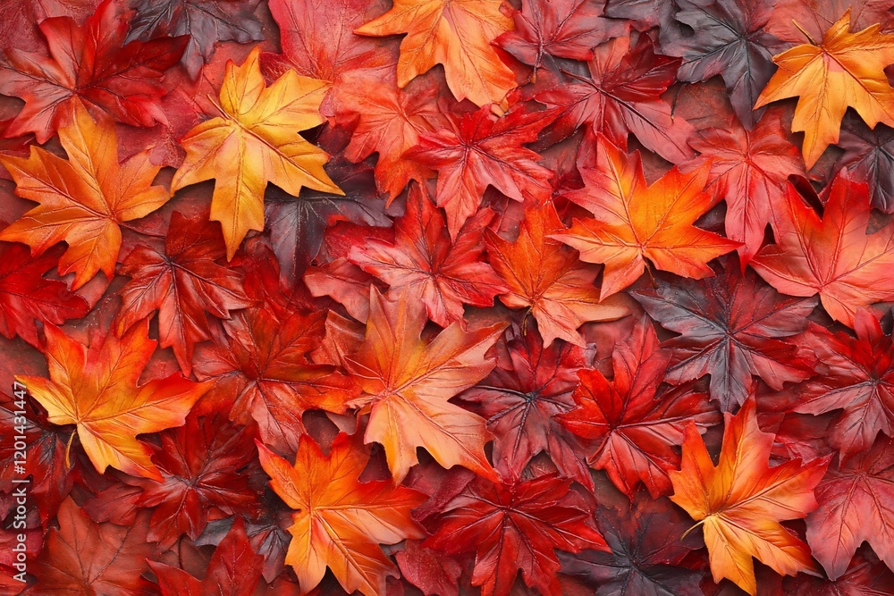 Autumn leaves background; red, orange, and maroon maple leaves. Autumn leaves background; red, orange, and maroon maple leaves.
